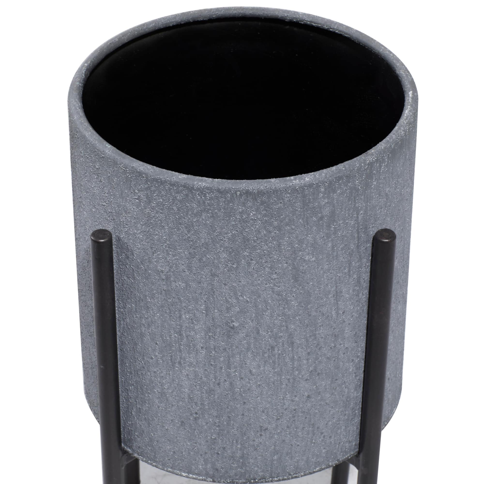 Modern Metal Planter Set